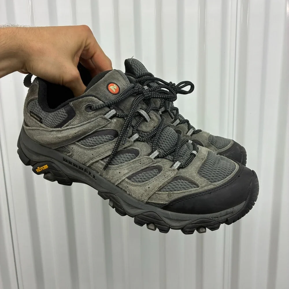 Merrell Moab 3 Waterproof Hiking Shoes Men's Size 12.5 Granite Grey